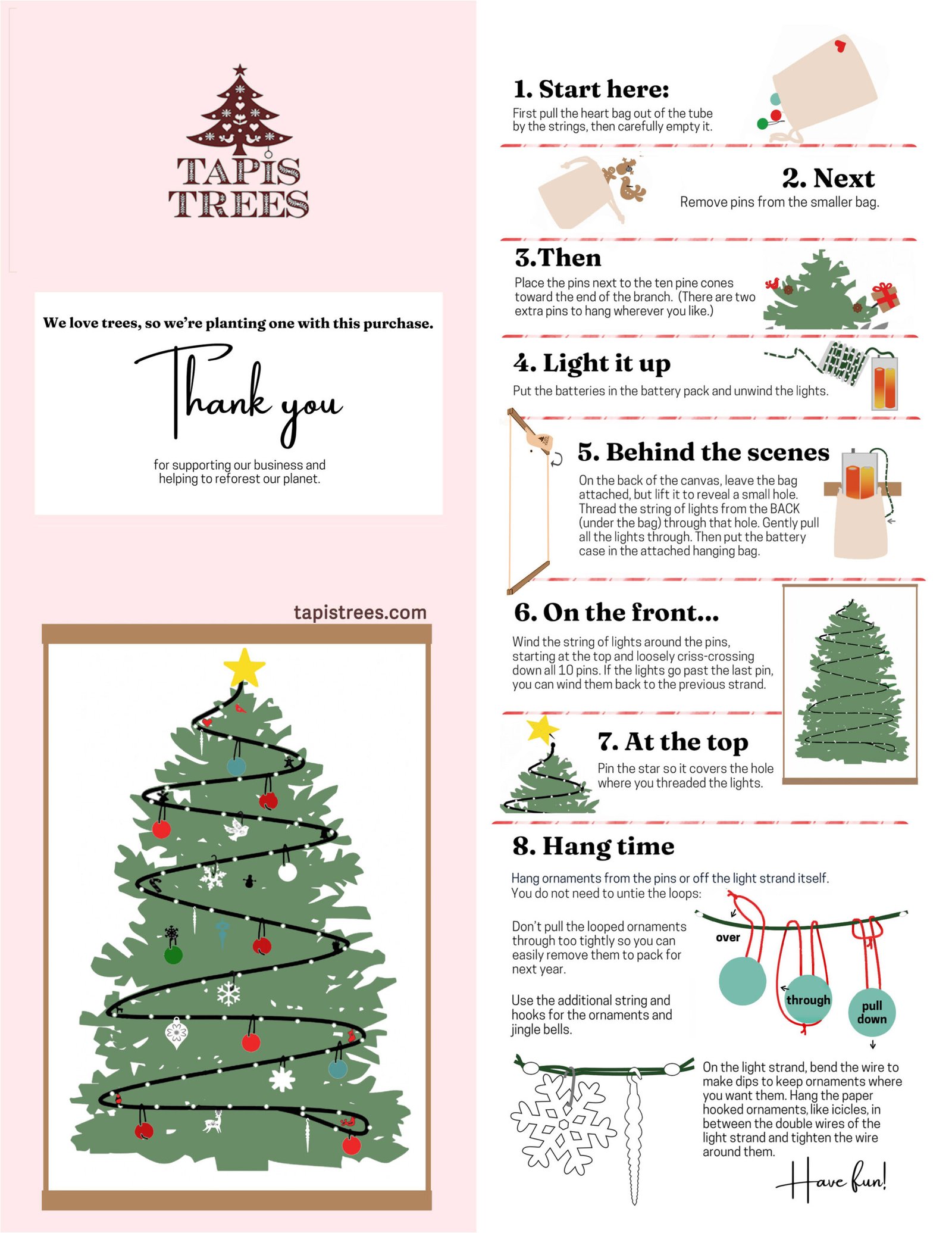How to – Tapis Trees